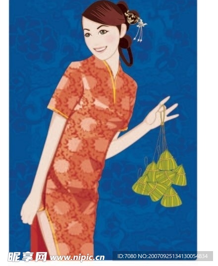 旗袍美女