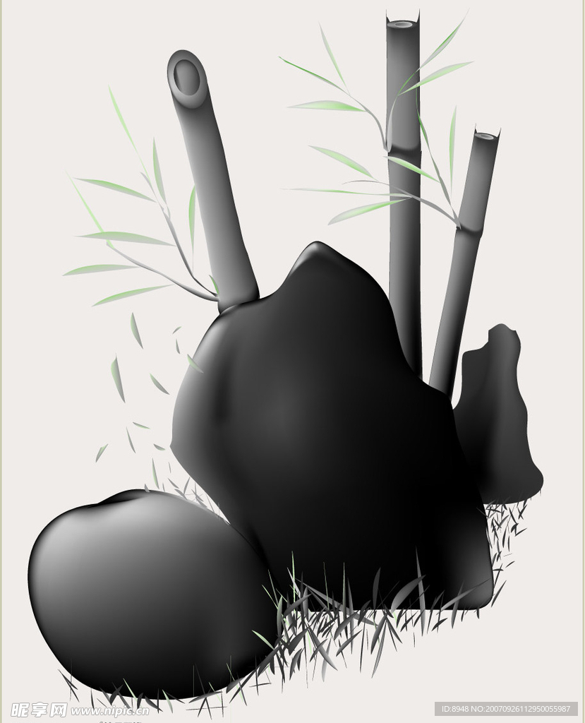 矢量竹子