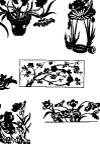 荷花梅花矢量图