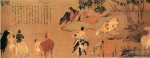 赵孟頫浴马图