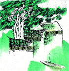 水墨风格之夏