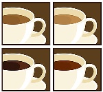 咖啡杯子矢量素材