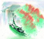 水墨风格之夏