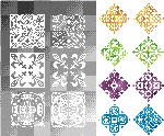 复古花纹