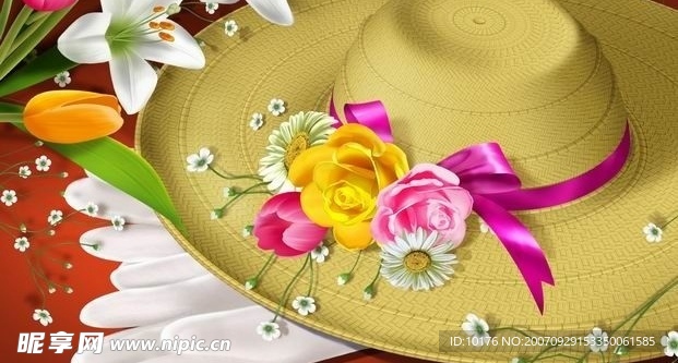 帽子和花（极品）