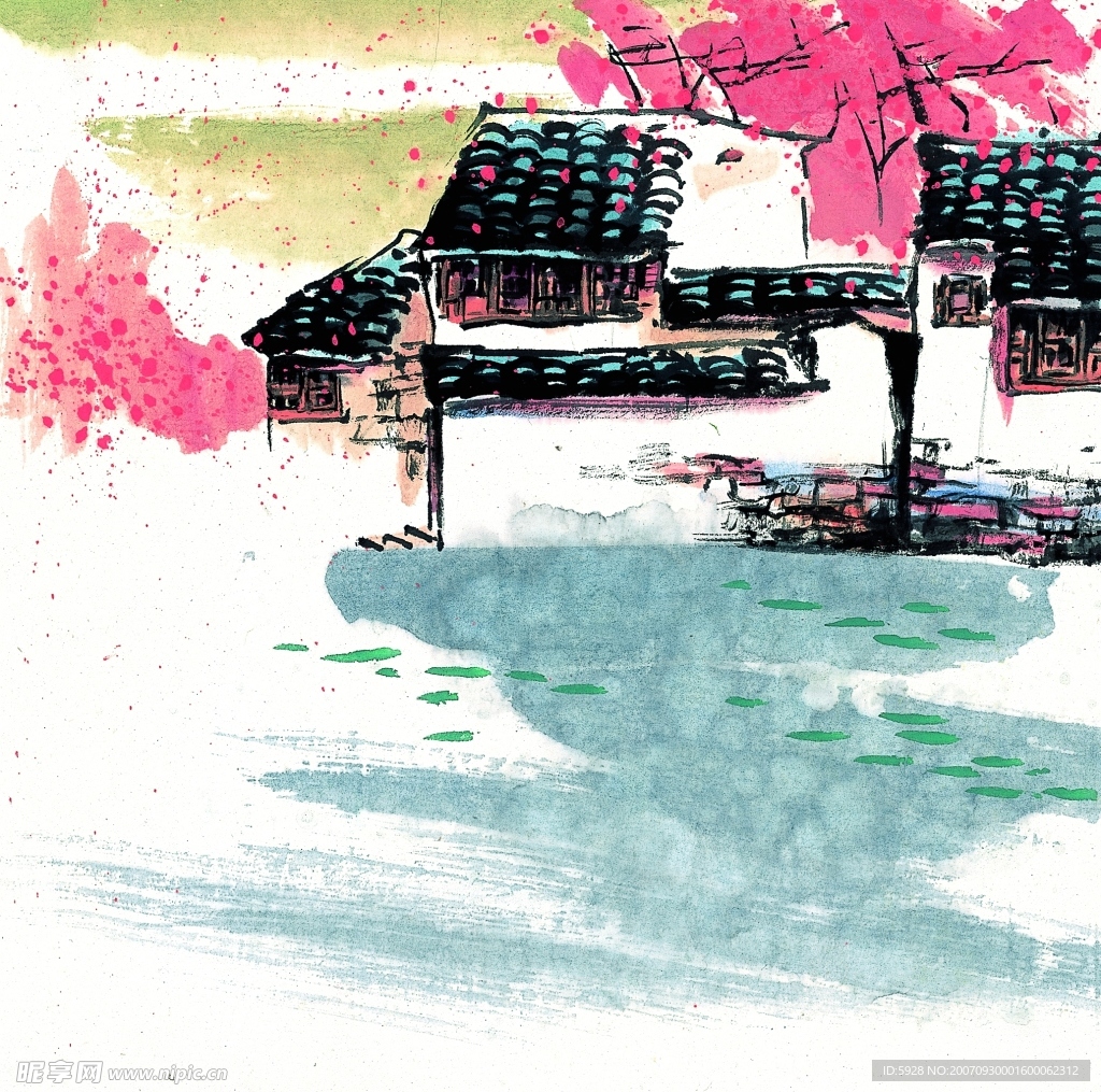 水墨风格——秋