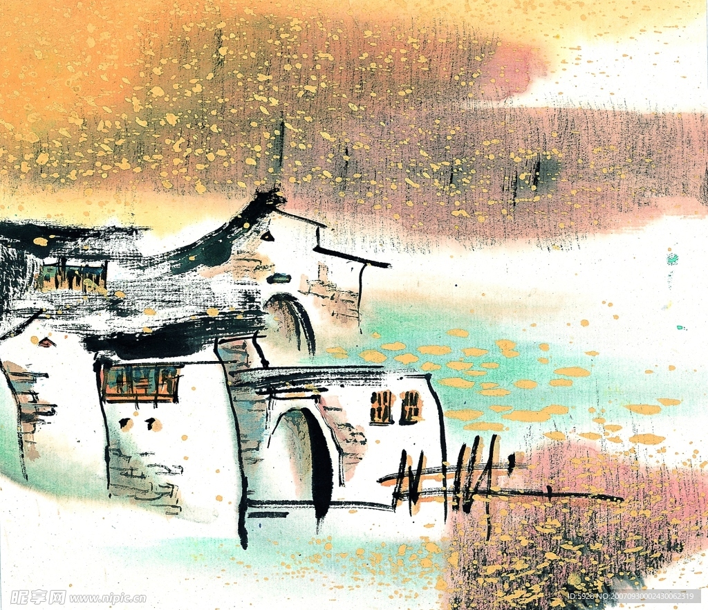 水墨风格——秋
