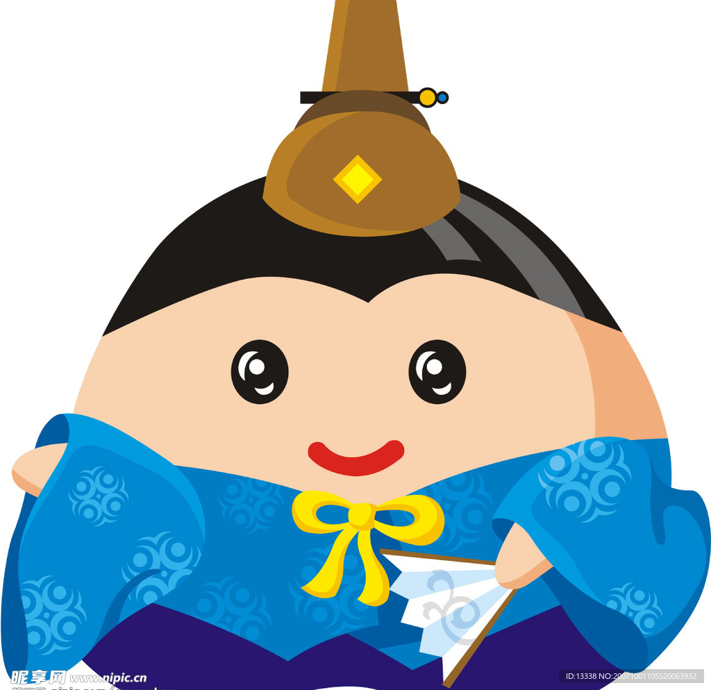去背的可爱娃娃