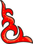 彩色矢量花纹