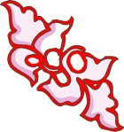 彩色矢量花纹