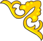彩色矢量花纹