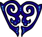 彩色矢量花纹