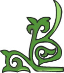 彩色矢量花纹