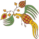 彩色矢量花纹