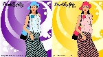 美女矢量插画