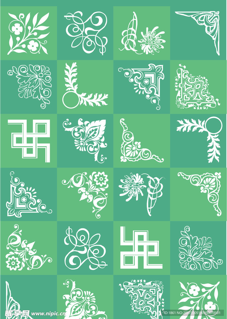 古典花纹