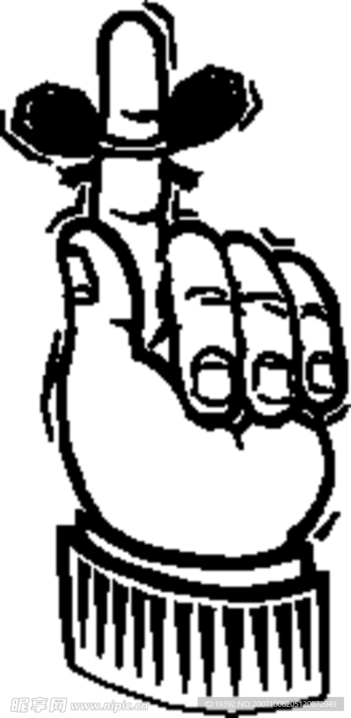 手