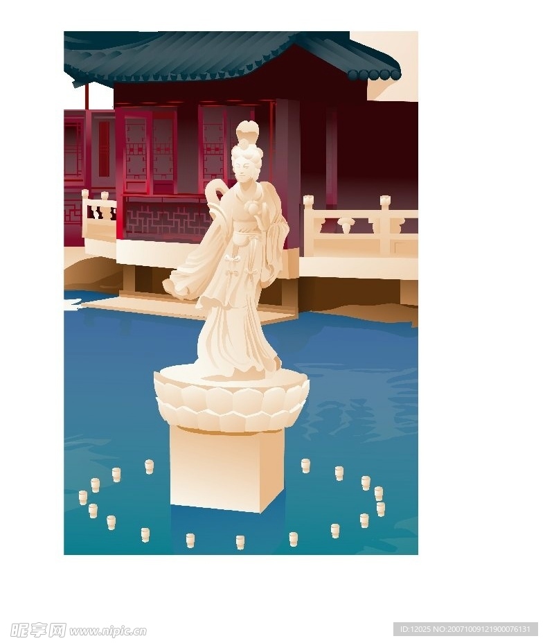 矢量风景建筑