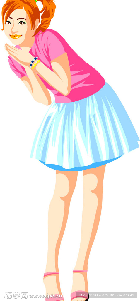 矢量美女