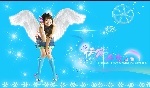 天使女孩 PSD 分层素材