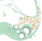时尚矢量花纹图案