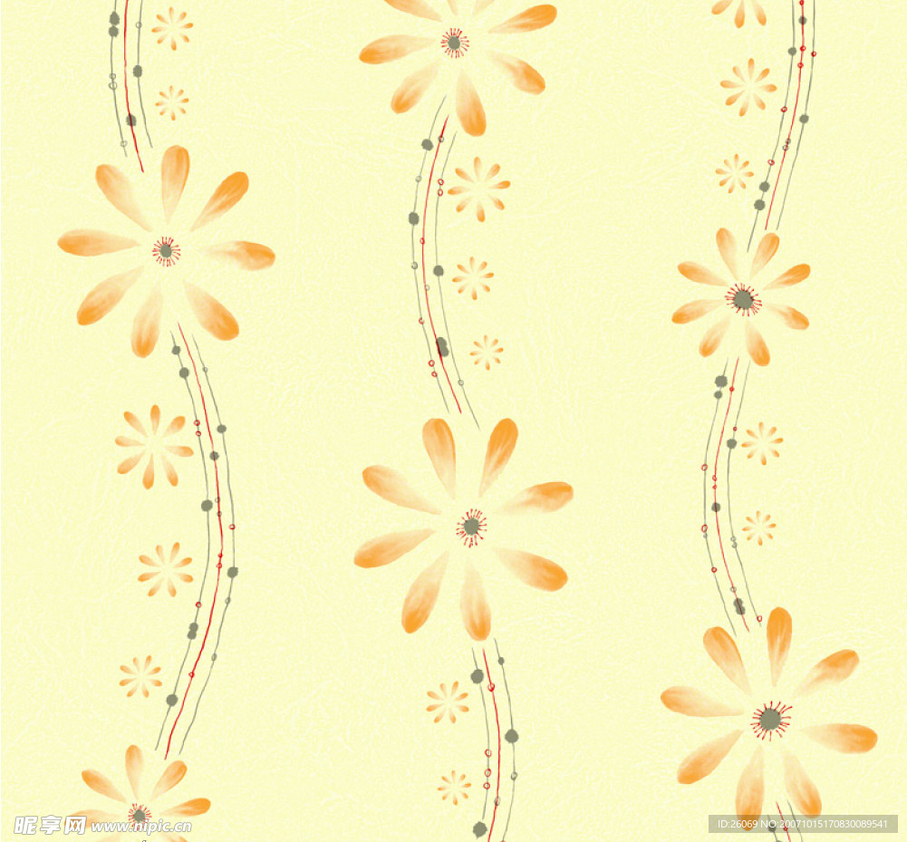 手绘花纹