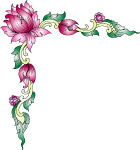彩色花纹