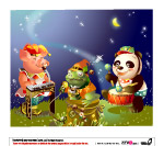 卡通儿童魔法世界