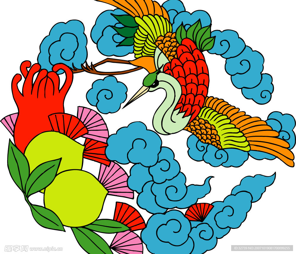 传统经典矢量图案59(CDR格式)