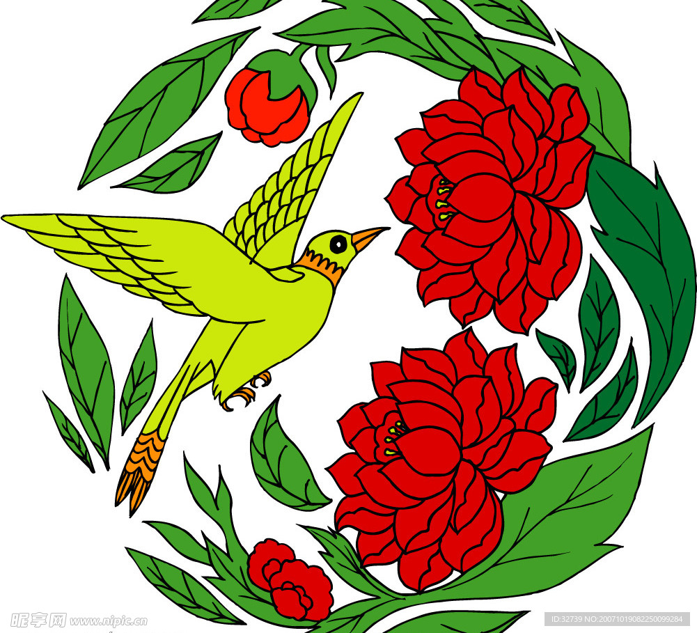 传统经典矢量图案51(CDR格式)