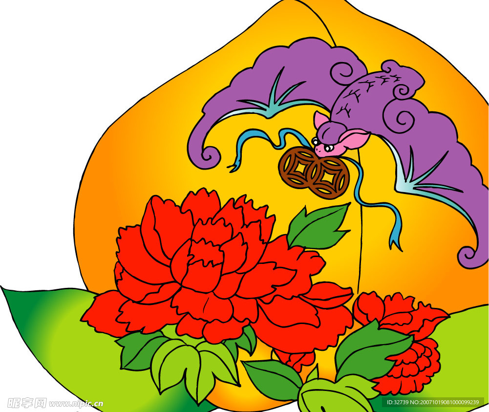 传统经典矢量图案65(CDR格式)