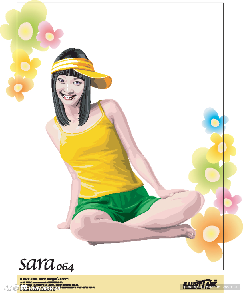 矢量美女
