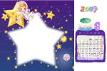 儿童PSD台历模板全年