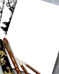 高精度2835 X 3543相框模版psd图