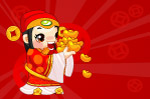 可爱儿童卡通矢量图