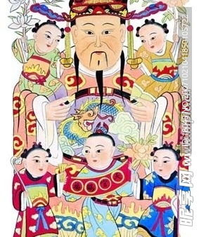 门神财神