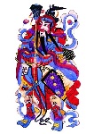 门神财神