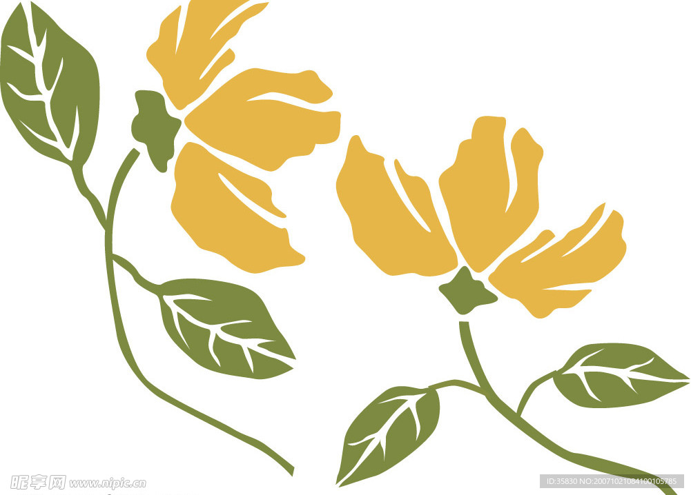 鲜花底纹