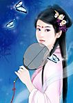 手绘古装美女