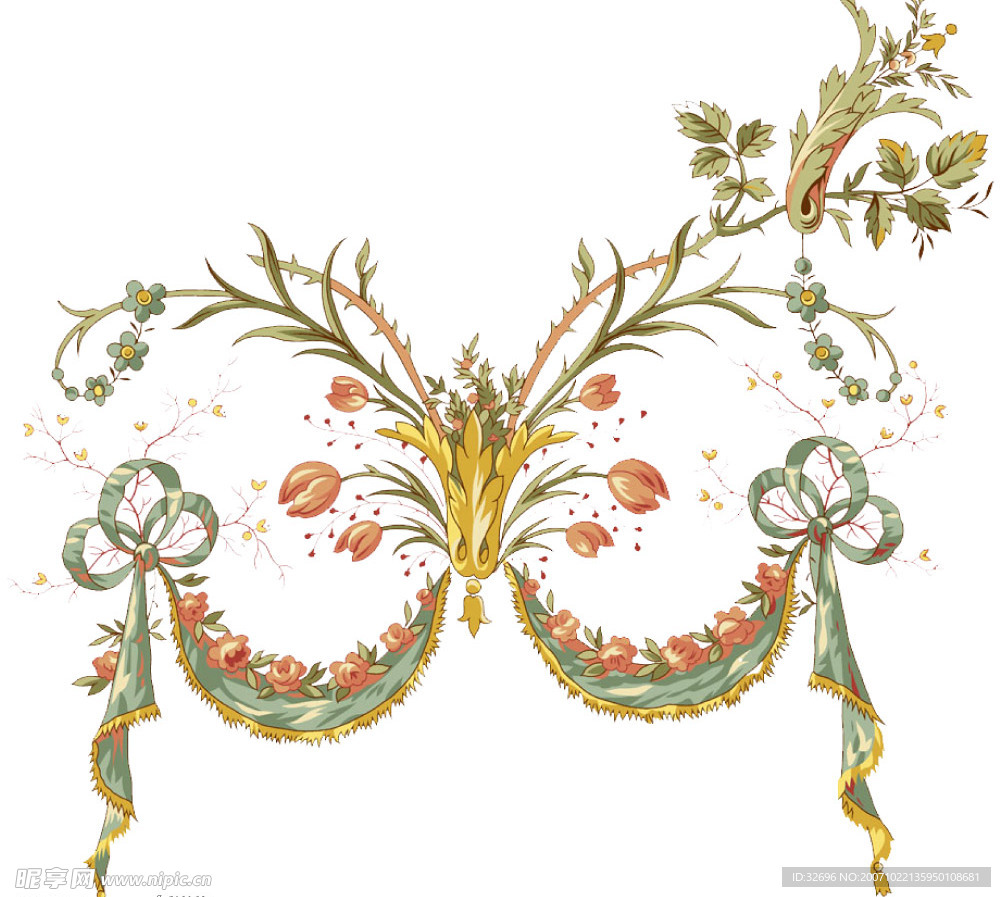 时尚花卉花纹