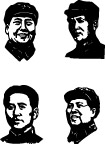 毛泽东头像7-9