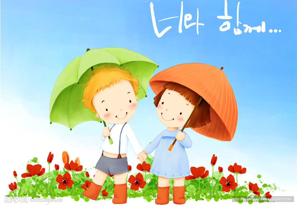 韩国精品儿童PSD