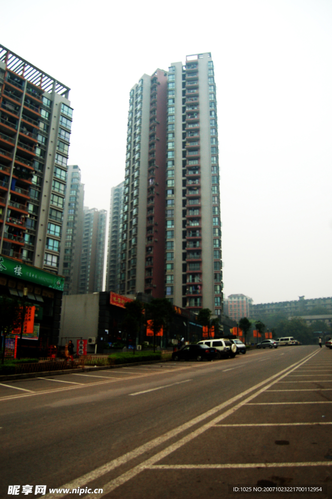 城市早晨