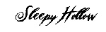 Sleepy Hollow font