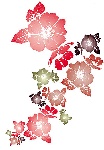 时尚花卉元素矢量素材