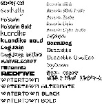 FontHead系列135精选英文字体