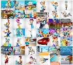 理想未来科技生活矢量48P