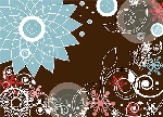 时尚色彩花纹矢量素材