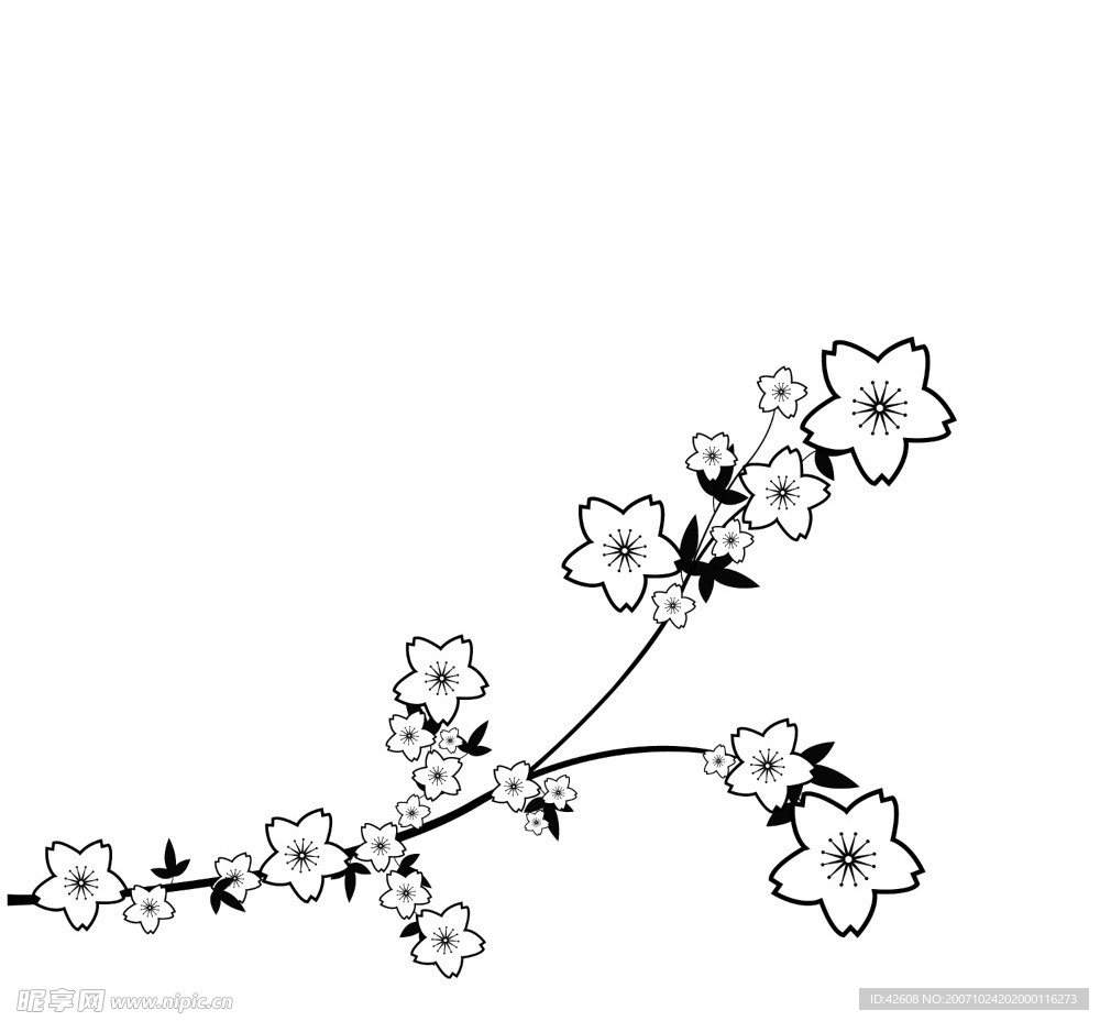 非主流透明花纹2