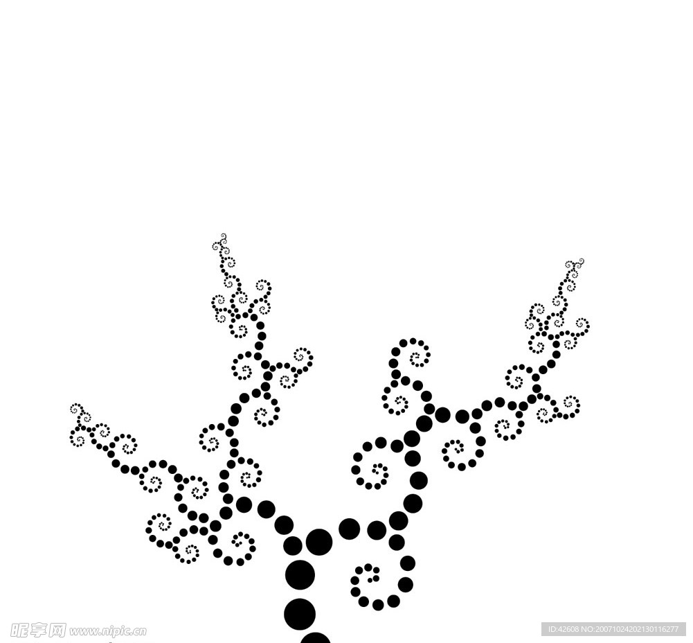 非主流透明花纹3